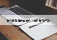 软件开发用什么软件（软件如何开发）