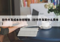 软件开发成本包括哪些（软件开发算什么费用）