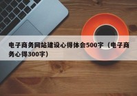 电子商务网站建设心得体会500字（电子商务心得300字）