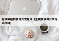 比较实在的软件开发培训（正规的软件开发培训机构）