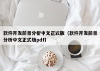 软件开发前景分析中文正式版（软件开发前景分析中文正式版pdf）