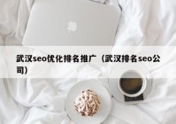 武汉seo优化排名推广（武汉排名seo公司）