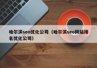 哈尔滨seo优化公司（哈尔滨seo网站排名优化公司）