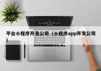 平台小程序开发公司（小程序app开发公司）