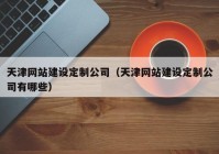 天津网站建设定制公司（天津网站建设定制公司有哪些）